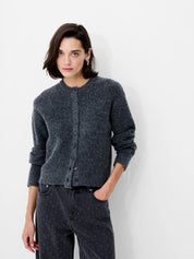 FRENCH CONNECTION  KEZIA KNIT GRAPHITE
