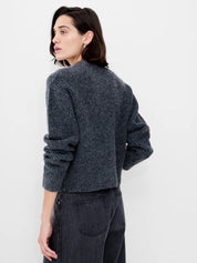 FRENCH CONNECTION  KEZIA KNIT GRAPHITE