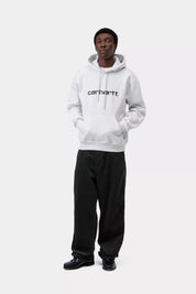 CARHARTT WIP  HOODED CARHARTT ASH HEATHER/GRAPHITE