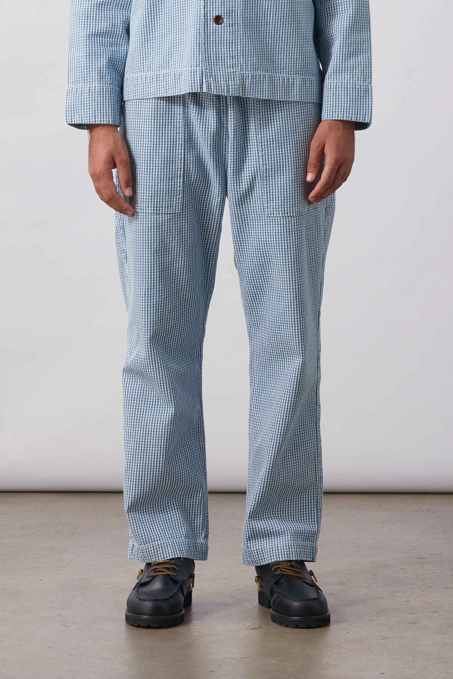 SERVICE WORKS  HOUSE GINGHAM CHEF PANT