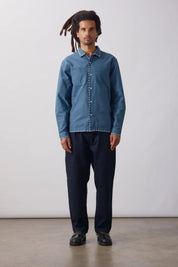 SERVICE WORKS  TRACE RESORT SLATE SHIRT