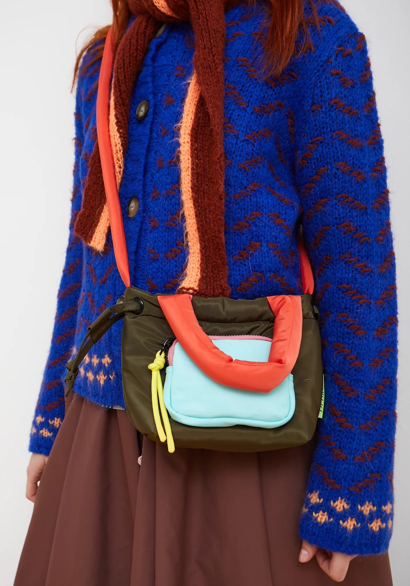 DR BLOOM  BOLSO FLIP KHAKI BAG