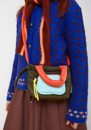 DR BLOOM  BOLSO FLIP KHAKI BAG