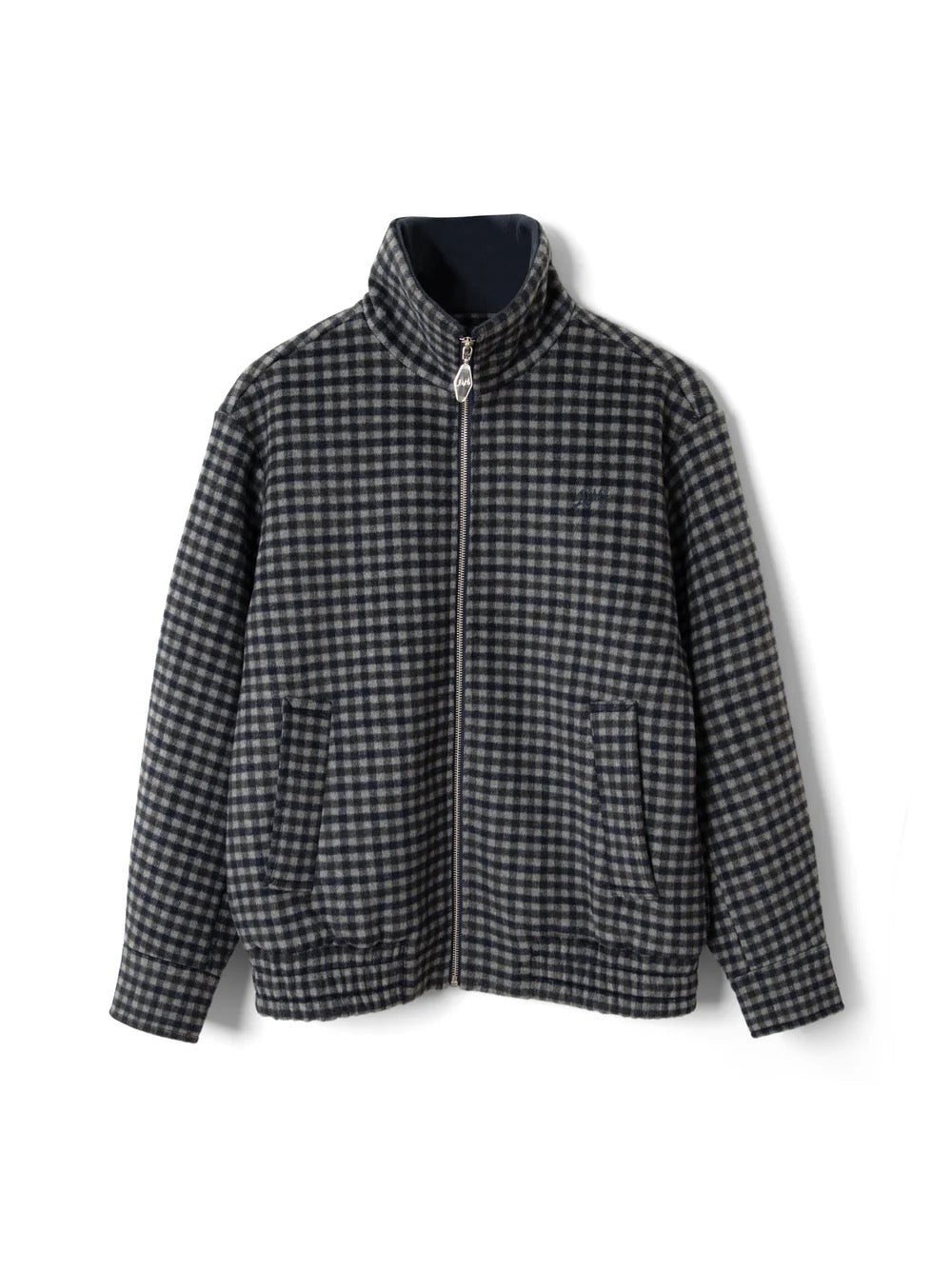 DAMSON MADDER PIXIE WOOL BOMBER Blue
