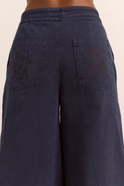 DAMSON MADDER  LOTTA CULOTTE ANTIQUE NAVY