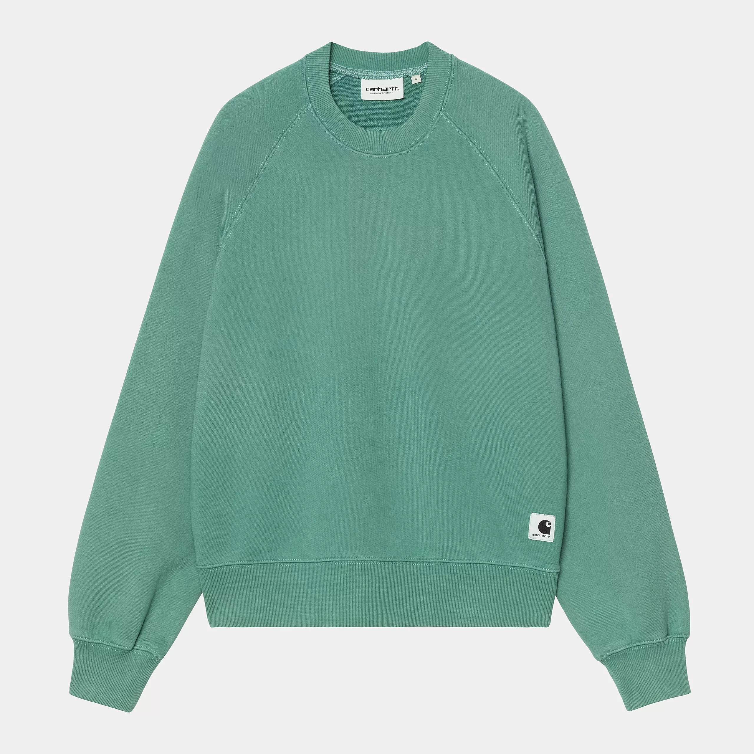 CARHARTT WIP HUDSON SWEAT SAGUARO CHALK