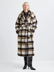 FRENCH CONNECTION  REMI BELTED BROWN MULTI