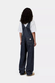 CARHARTT WIP  BIB OVERALL BLUE RINSED