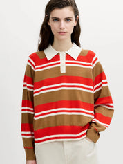 FRENCH CONNECTION YAZ STRIPE TOBACO NEUTRAL MULTI