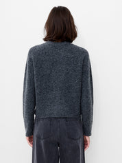 FRENCH CONNECTION  KEZIA KNIT GRAPHITE