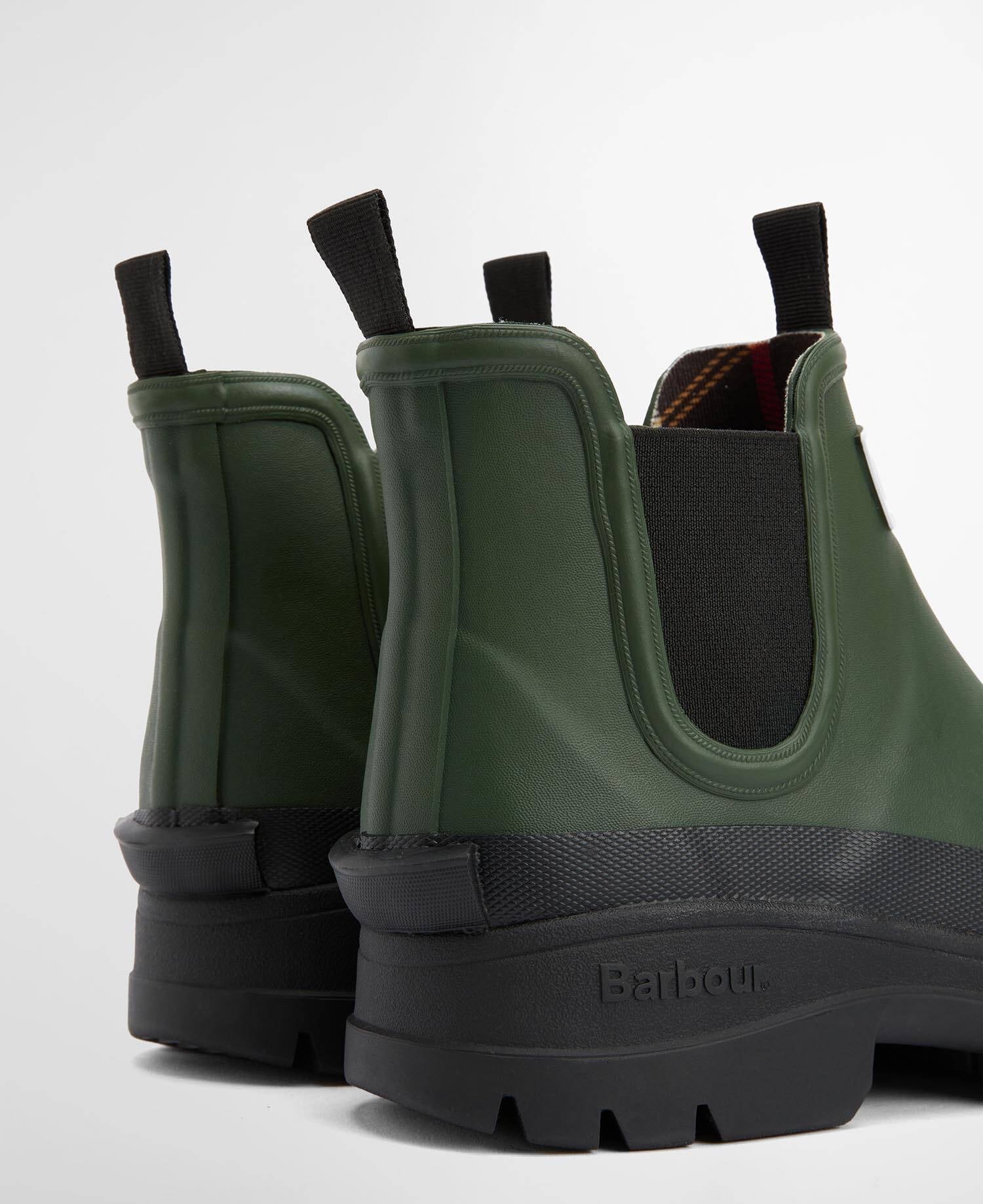 BARBOUR  NIMBUS CHELSEA OLIVE/BLACK WELLIES