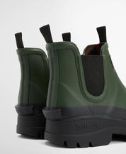 BARBOUR  NIMBUS CHELSEA OLIVE/BLACK WELLIES