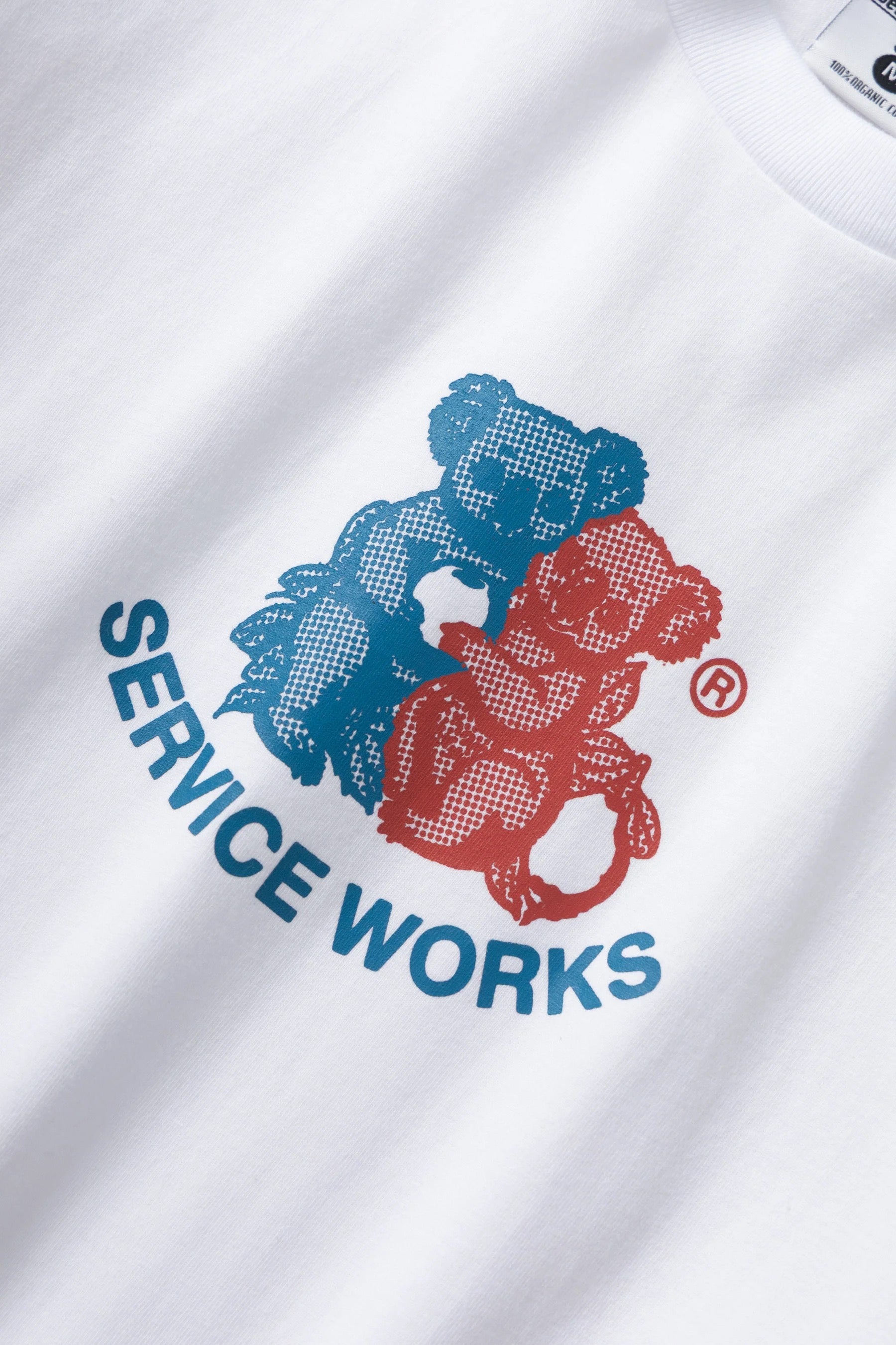SERVICE WORKS T SHIRT  FAMILY FRUIT White