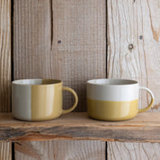 KINDRED RUE MUGS MUSTARD YELLOW