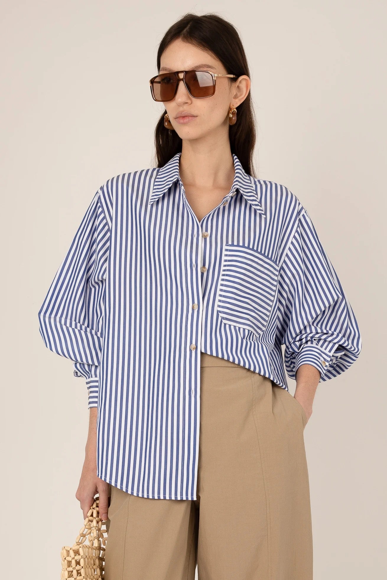 VIVERE  EMBER STRIPE BLUE STRIPE