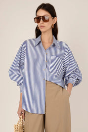 VIVERE  EMBER STRIPE BLUE STRIPE