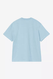 CARHARTT WIP  W CHASE TEE TOURMALINE/GOLD