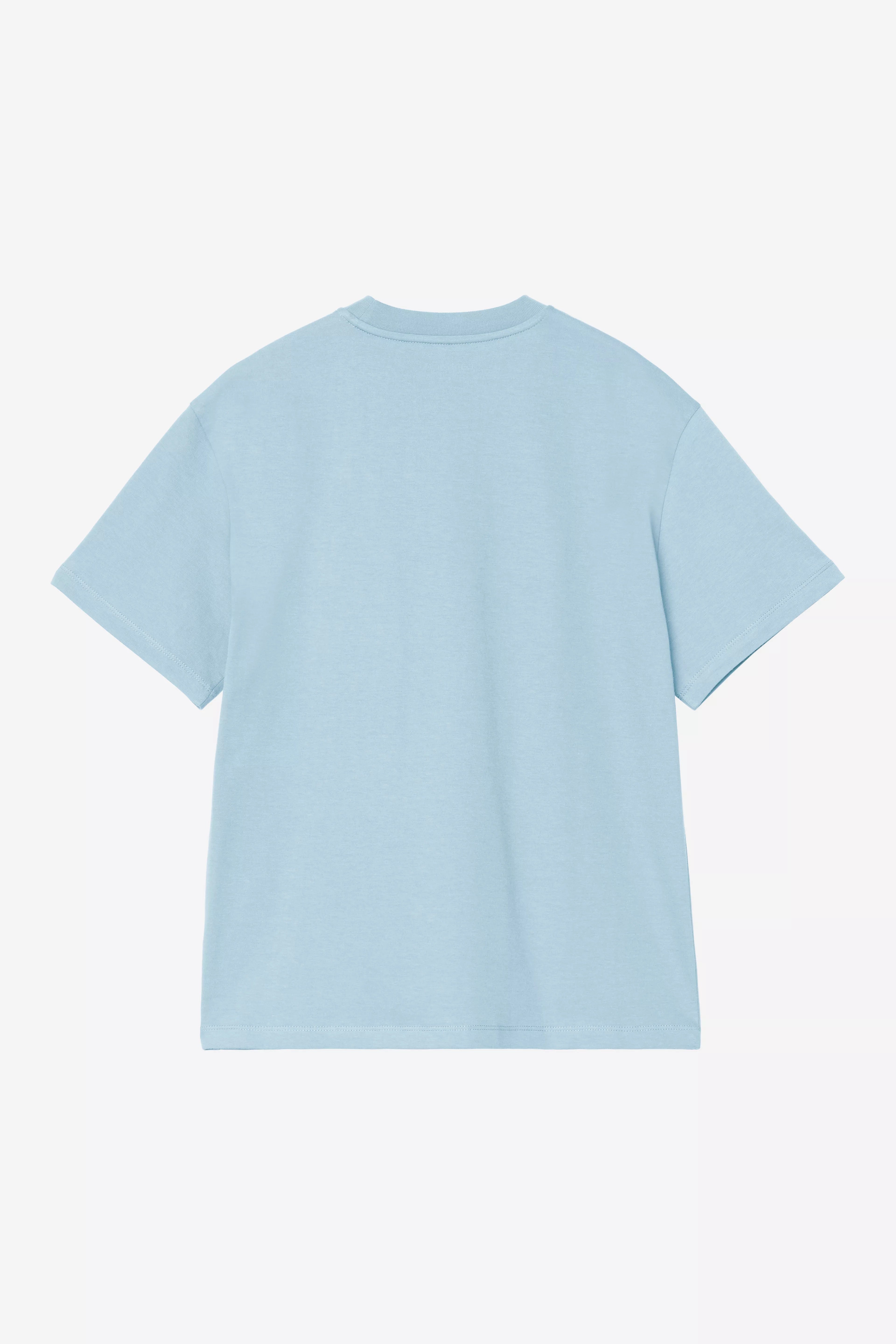 CARHARTT WIP  W CHASE TEE TOURMALINE/GOLD
