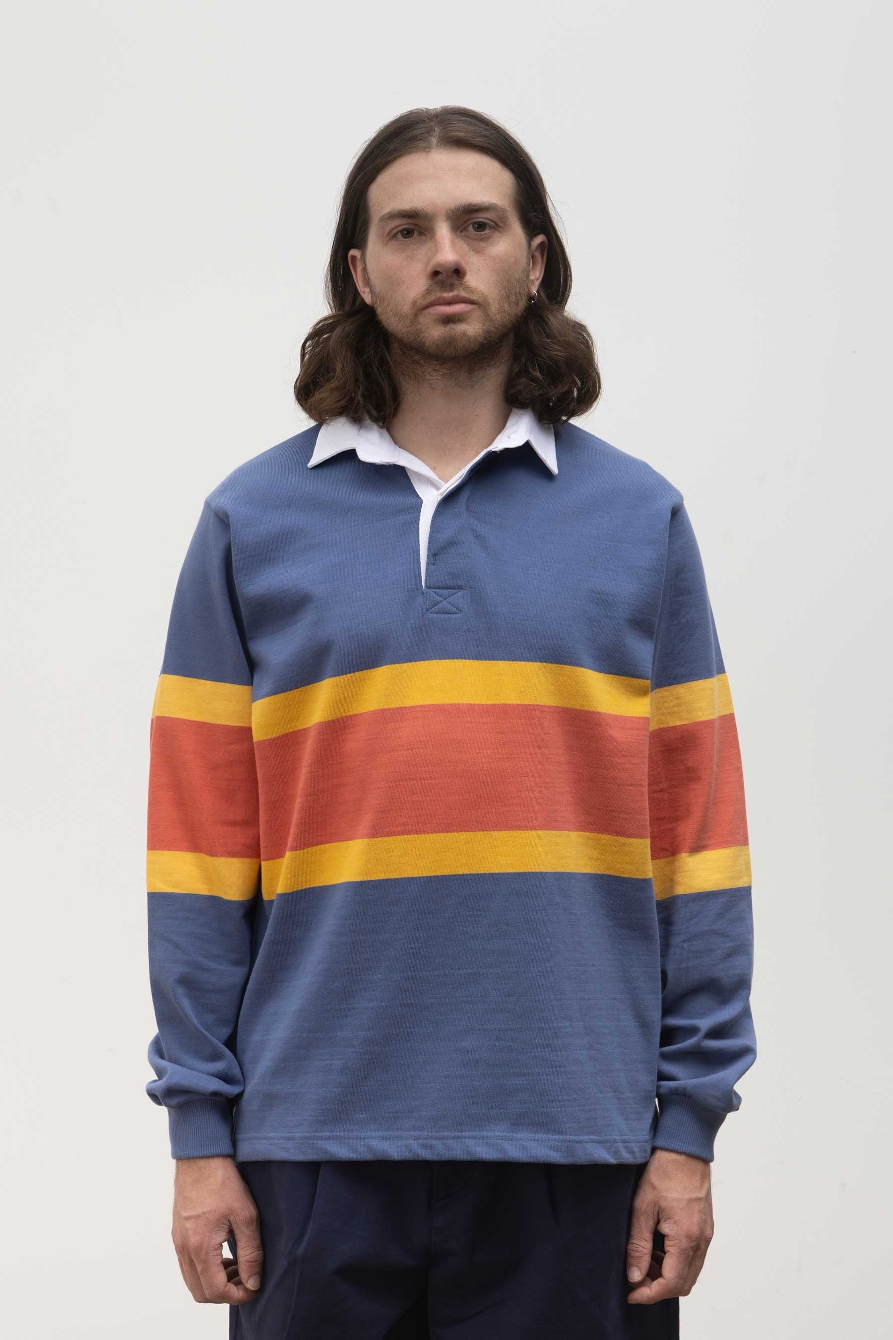 OPENSIDER CLASSIC RUGBY BLUE TRI STRIPE