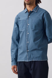 SERVICE WORKS  TRACE RESORT SLATE SHIRT