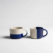 KINDRED RUE MUGS  INDIGO BLUE