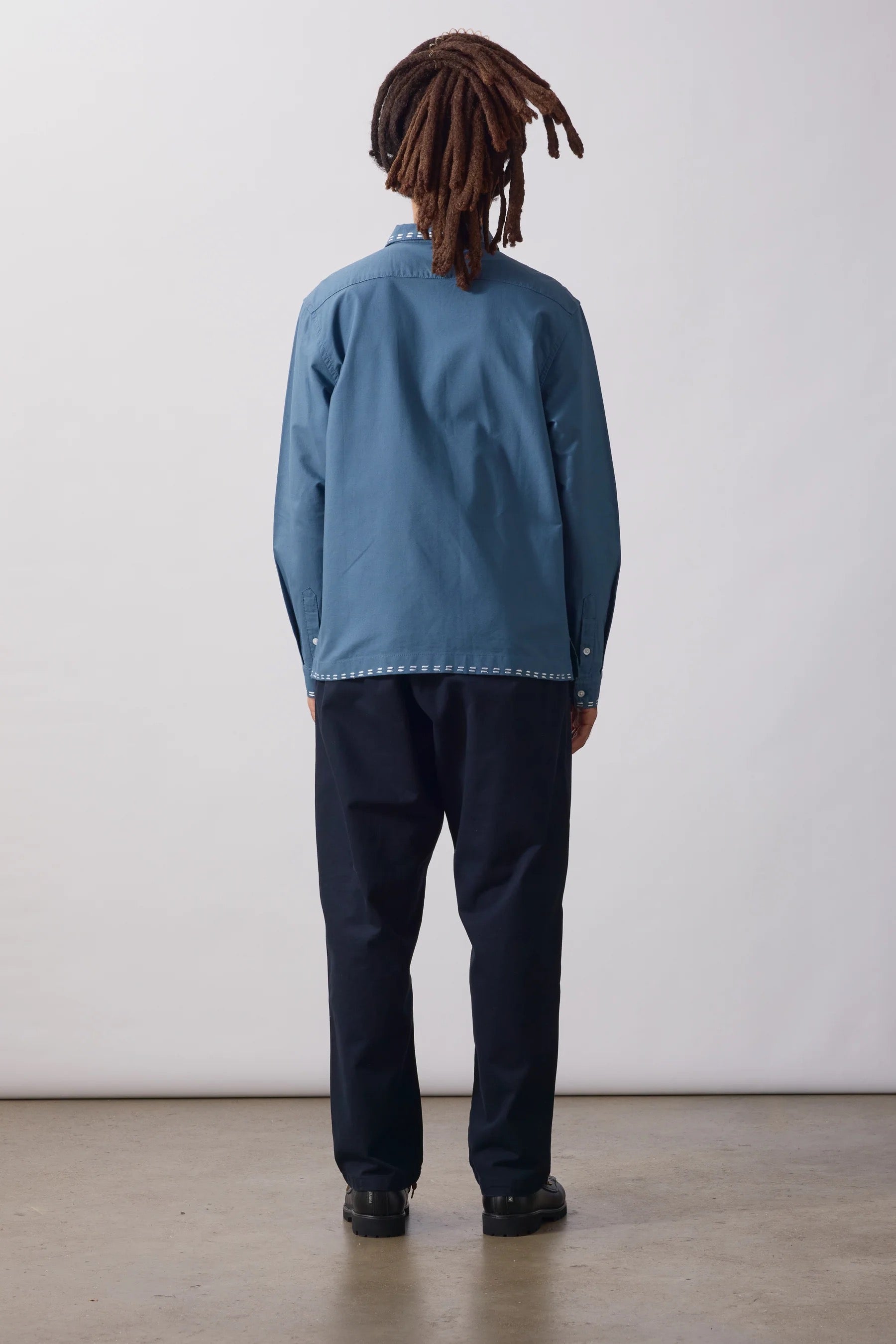 SERVICE WORKS  TRACE RESORT SLATE SHIRT