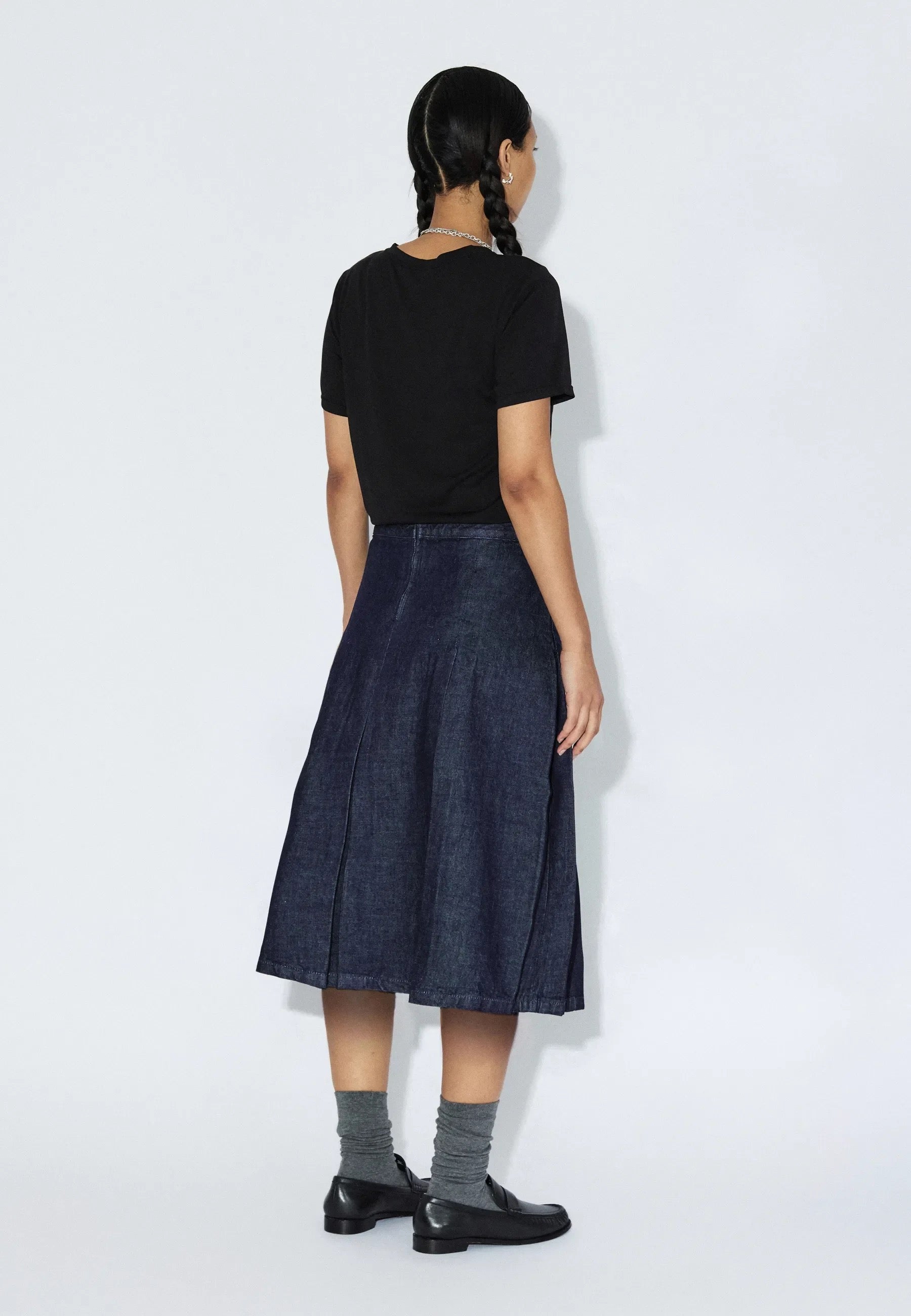 DR DENIM JOANNA SKIRT HAZE RINSE