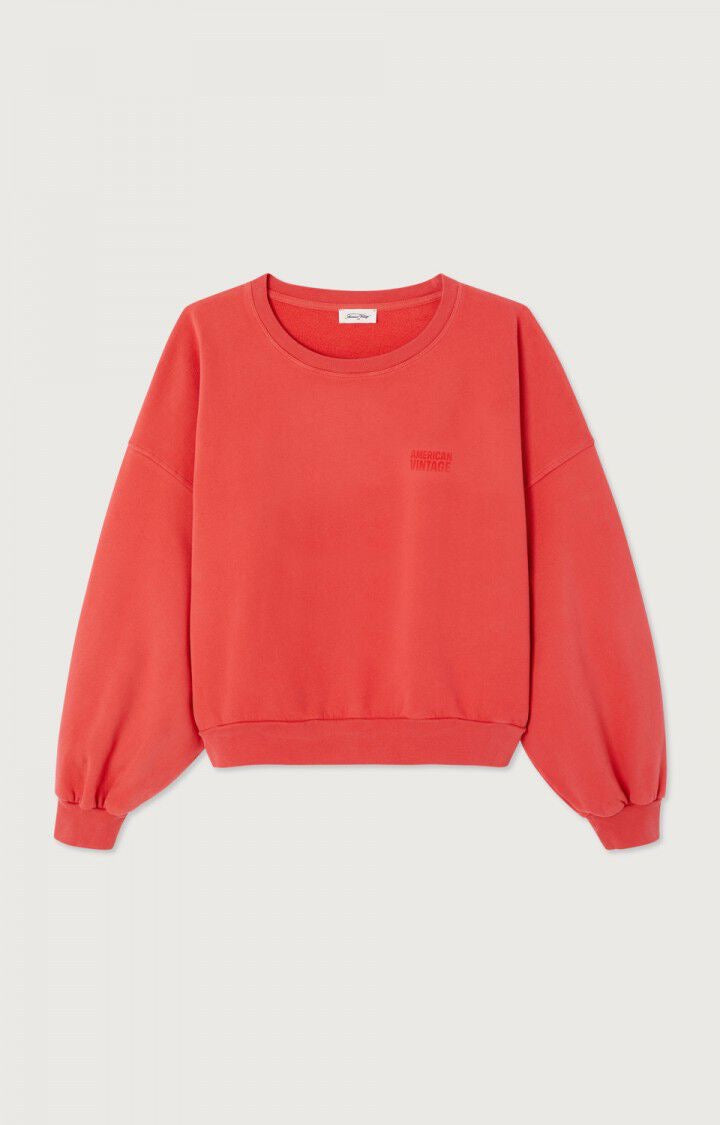 AMERICAN VINTAGE JITBAY SWEAT VINTAGE VERMILLON