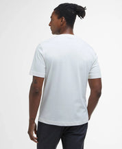 BARBOUR LOGO ANTIQUE WHITE T SHIRT