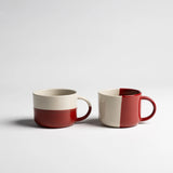 KINDRED RUE MUGS  EARTH RED