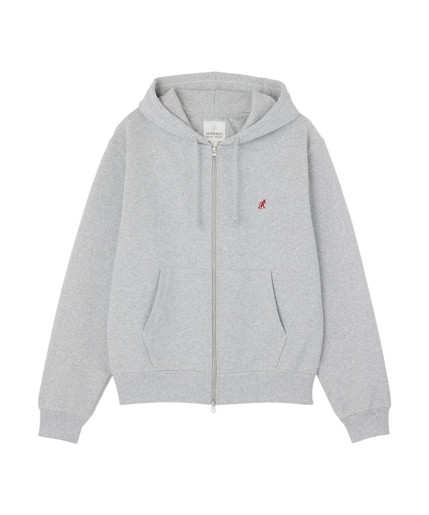 GRAMICCI  ONE POINT ZIP HOOD GREY HEATHER