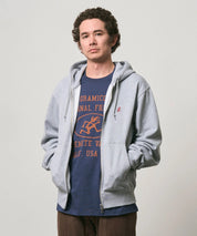 GRAMICCI  ONE POINT ZIP HOOD GREY HEATHER