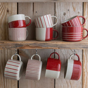 KINDRED RUE MUGS  EARTH RED