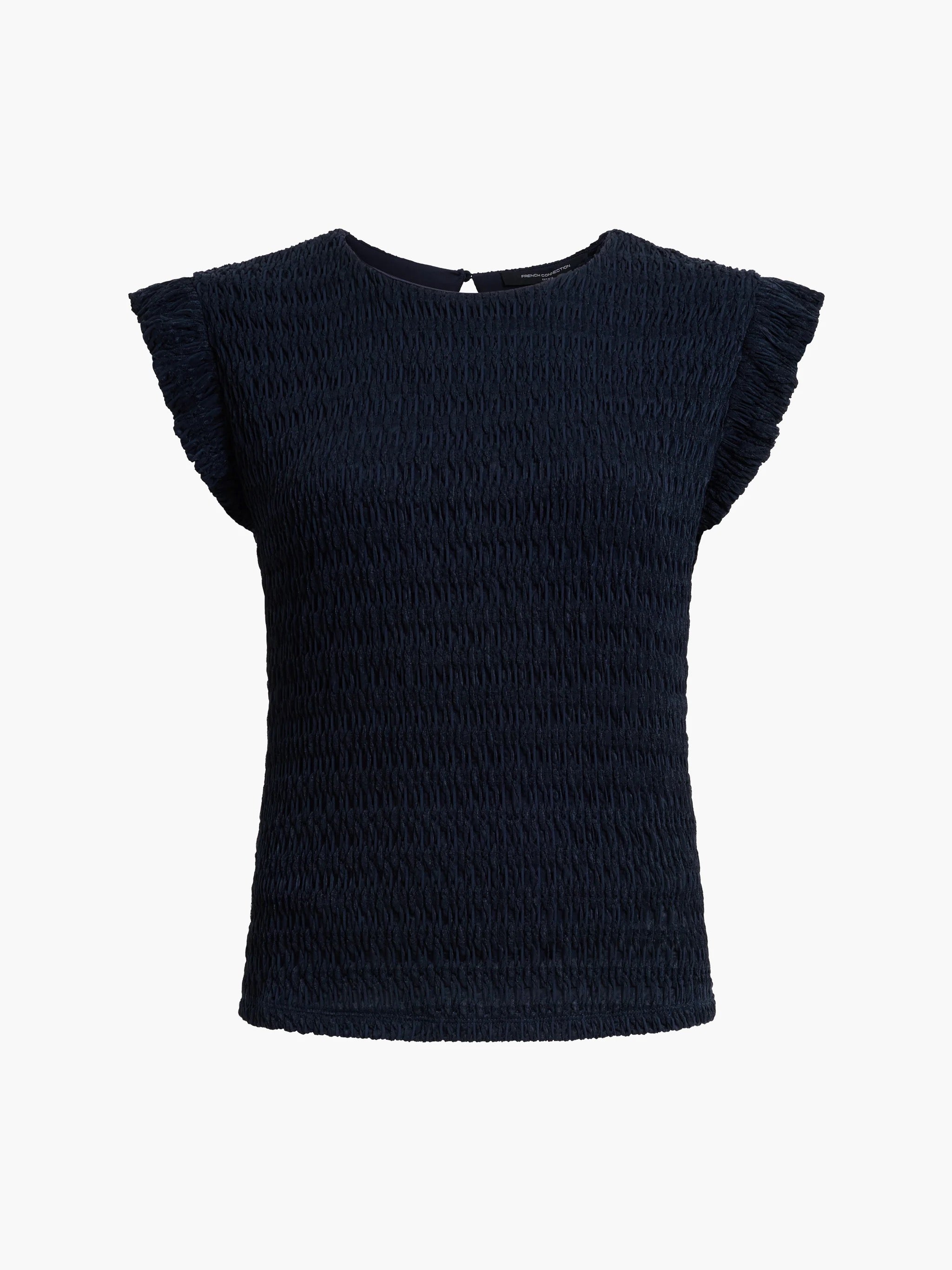 FRENCH CONNECTION  ZINNIA TEXTURED NEW NAVY