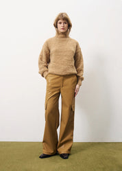 FRNCH NADINE CAMEL KNIT