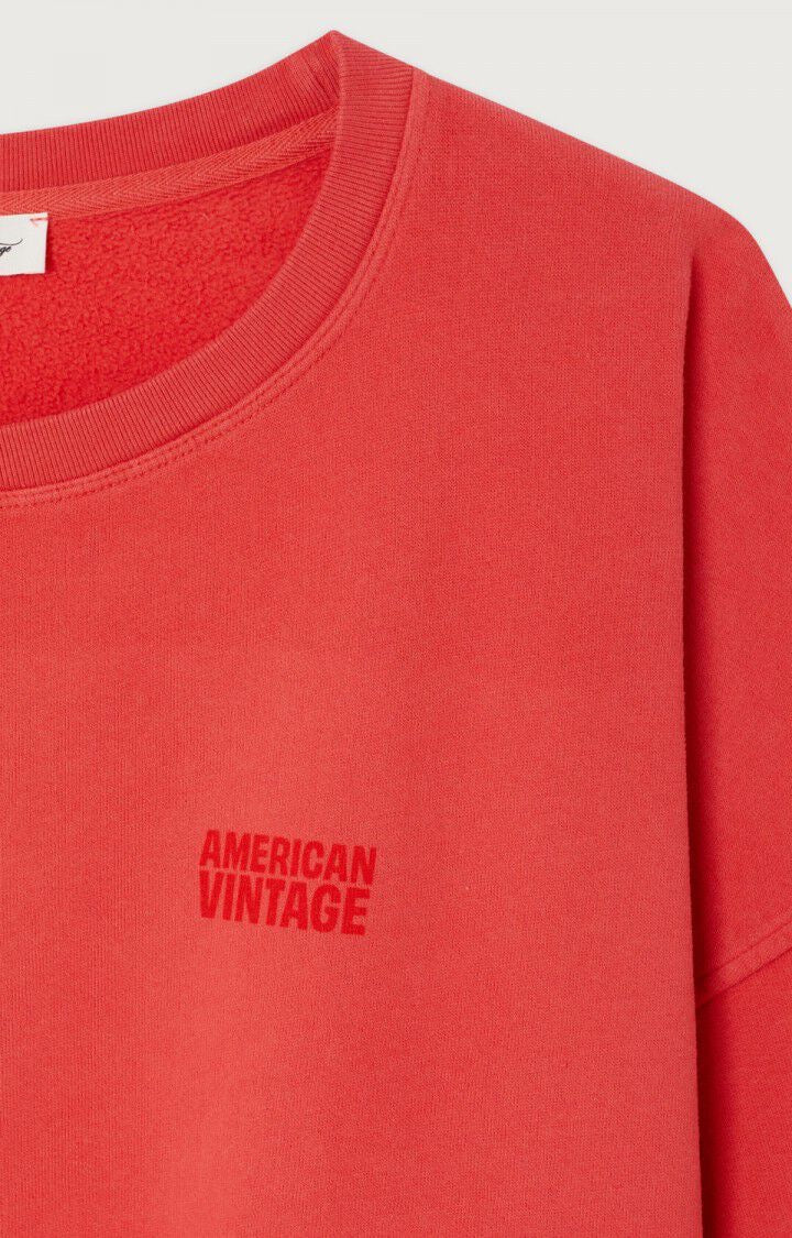 AMERICAN VINTAGE JITBAY SWEAT VINTAGE VERMILLON
