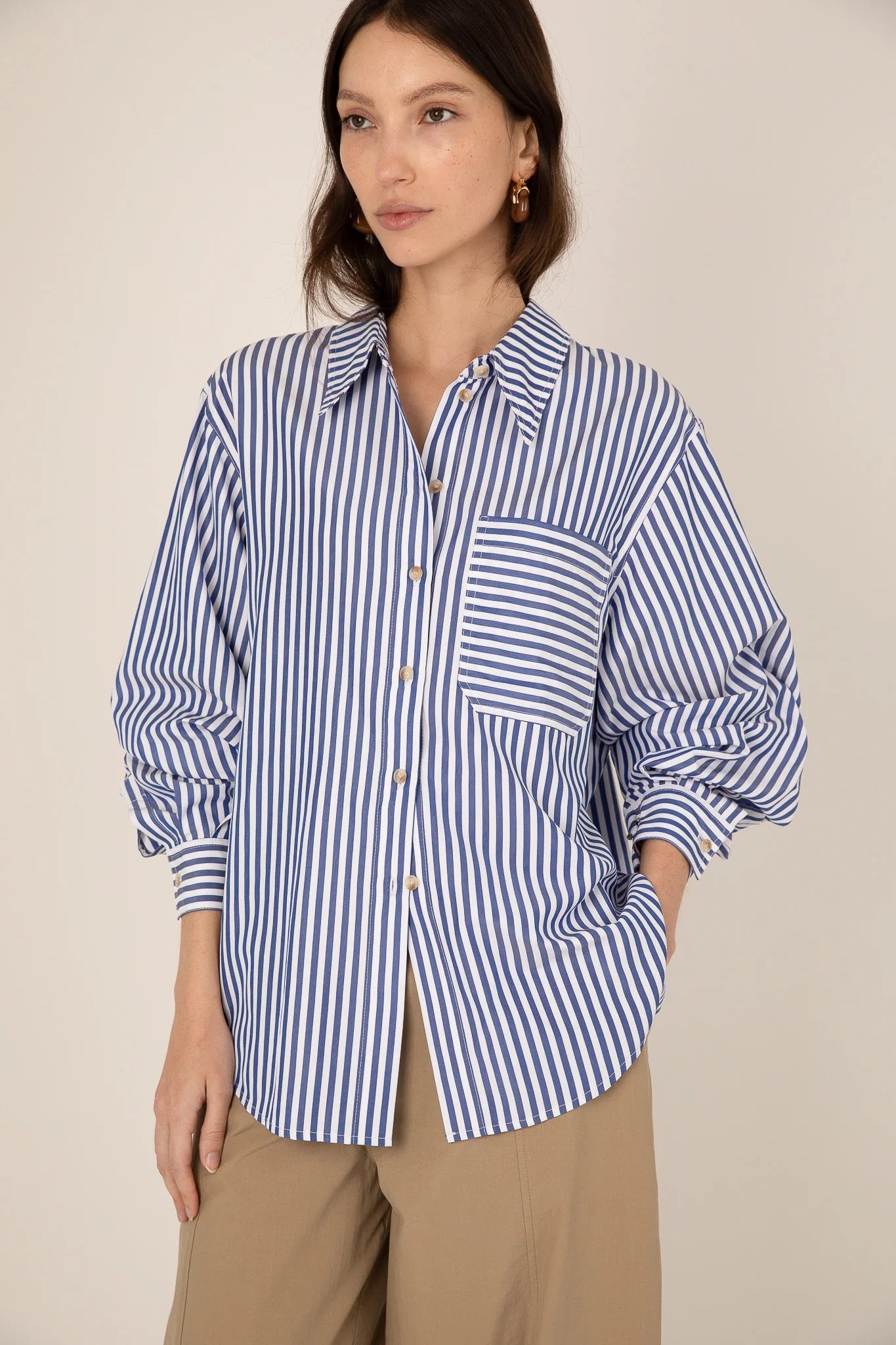 VIVERE  EMBER STRIPE BLUE STRIPE