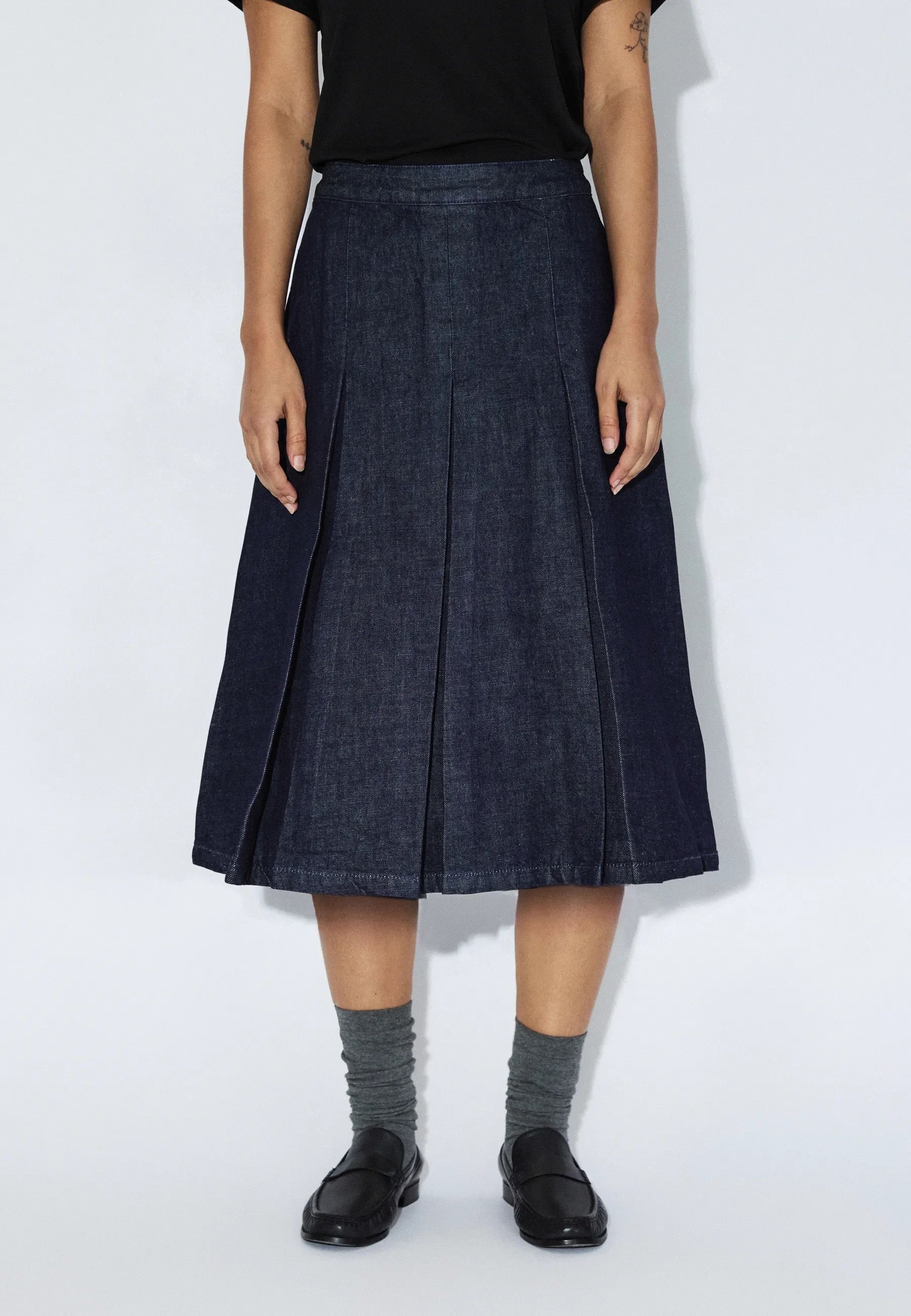 DR DENIM JOANNA SKIRT HAZE RINSE