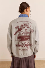 DAMSON MADDER  FIXERS GRAPHIC GREY MARL