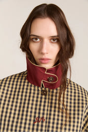 DAMSON MADDER  MYRTLE TRENCH NAVY GINGHAM