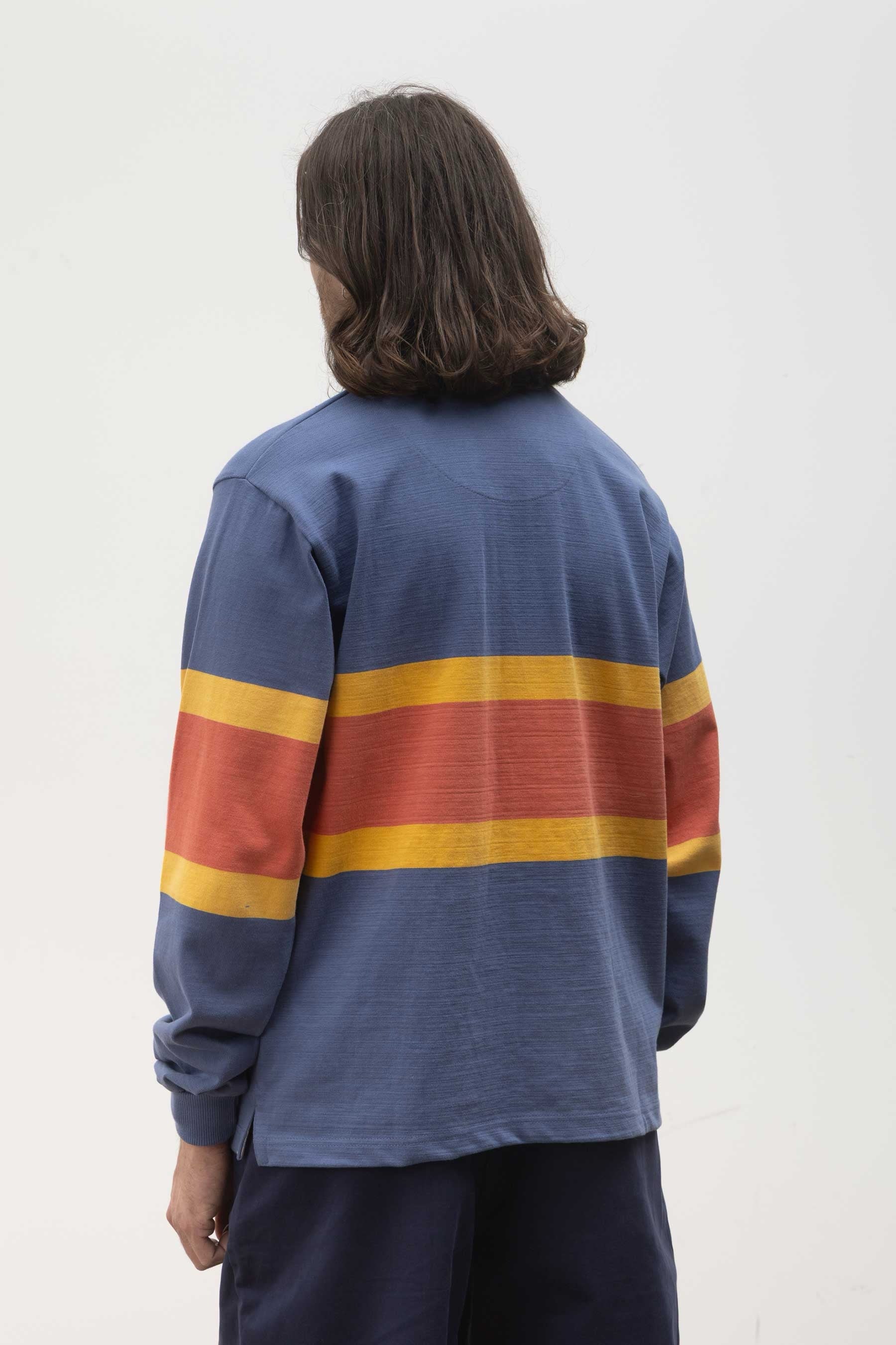 OPENSIDER CLASSIC RUGBY BLUE TRI STRIPE