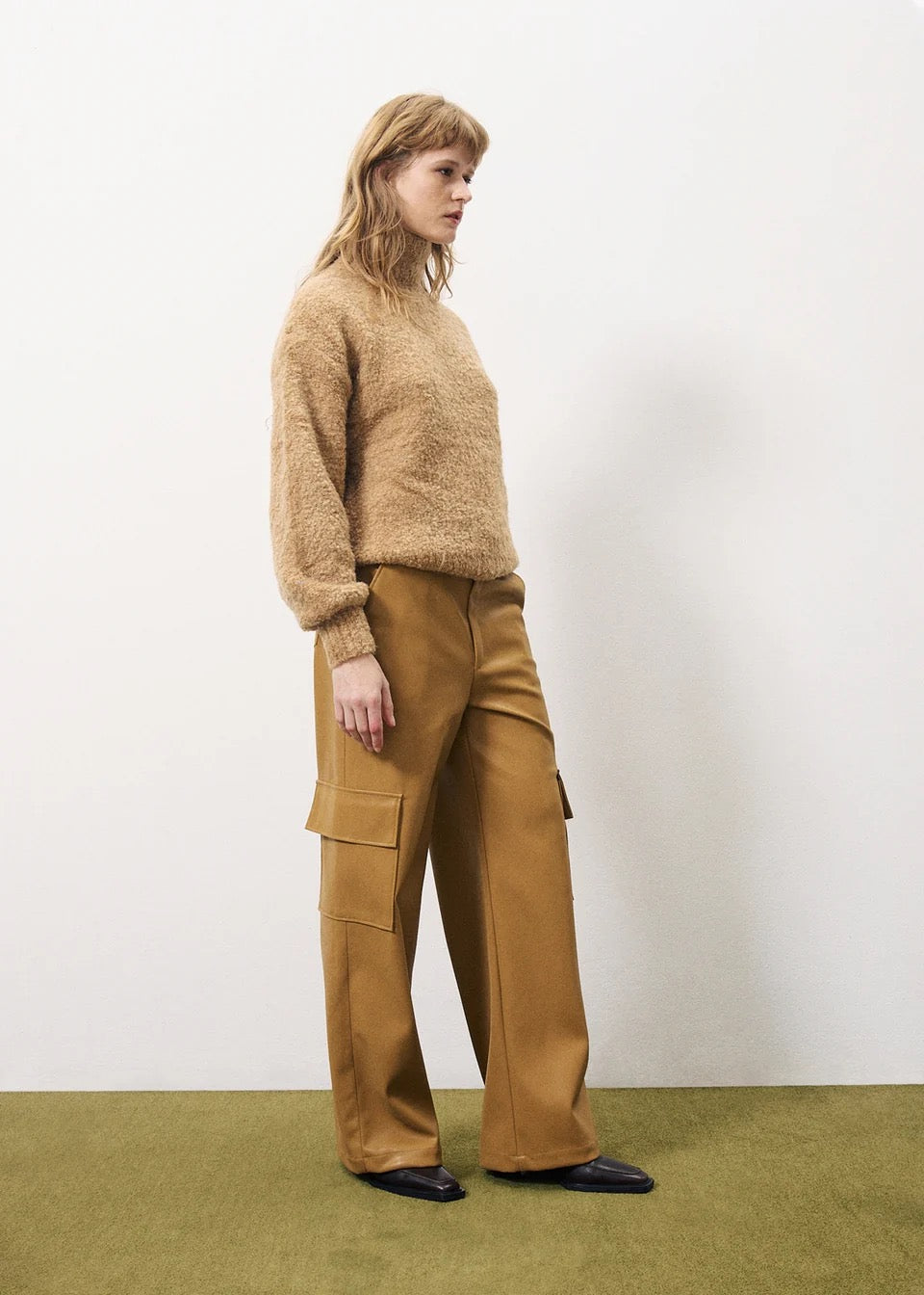 FRNCH NADINE CAMEL KNIT