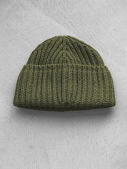 IVY ELLIS COUSTEAU BEANIE OLIVE