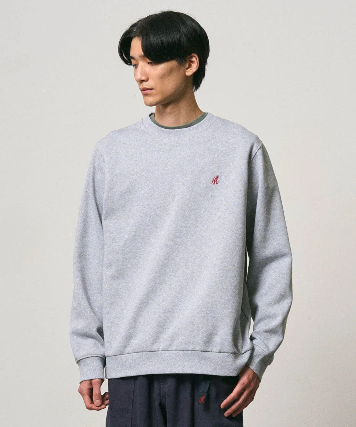 GRAMICCI  ONE POINT CREW GREY HEATHER