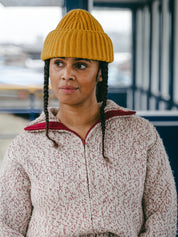IVY ELLIS COUSTEAU BEANIE OLD GOLD