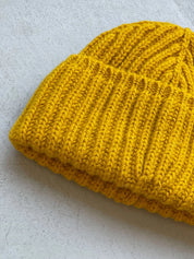 IVY ELLIS COUSTEAU BEANIE OLD GOLD