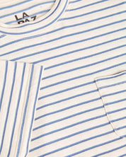 LA PAZ GUERREIRO POCKET TEE INDIGO STRIPES