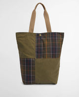 BARBOUR  PATCH TOTE DUSKY GREEN