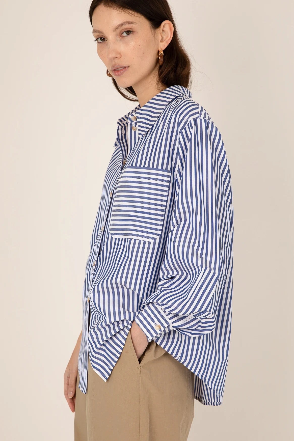VIVERE  EMBER STRIPE BLUE STRIPE