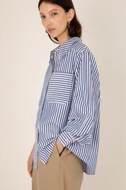 VIVERE  EMBER STRIPE BLUE STRIPE